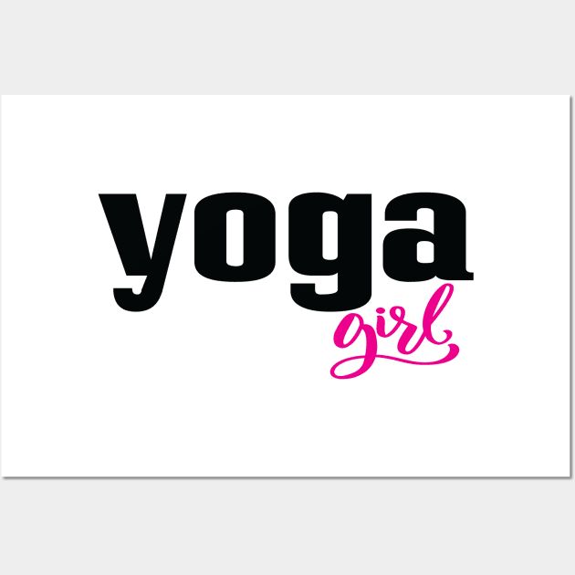 Yoga Girl Wall Art by ProjectX23Red